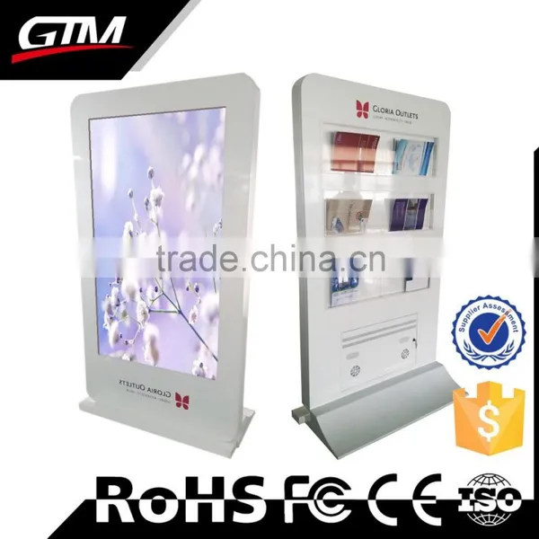 65" indoor lcd pop display remotely management network wifi wlan android video kiosk Advertising Custom Lcd