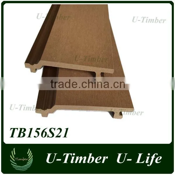 Waterproof WPC Composite Wood Wall Panel for Exterior Wall Decoration photo-6