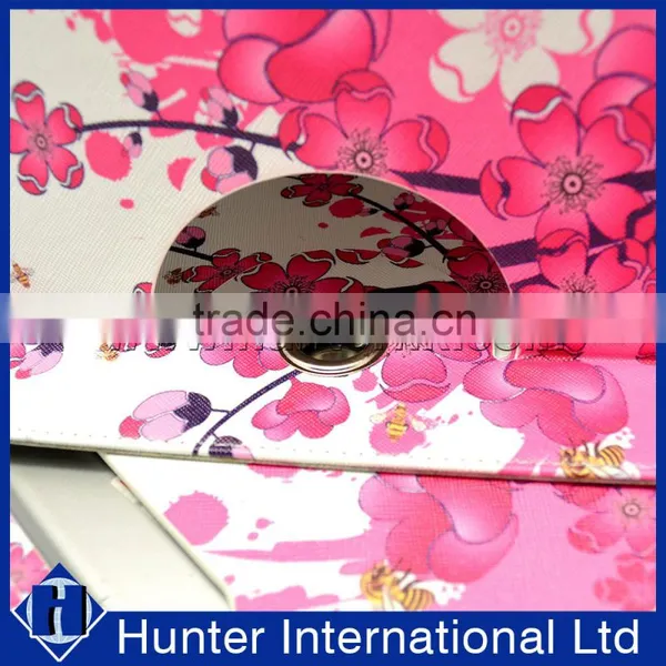 Hot Sell Pink Blossom Rotating Universal Tablet Case photo-5