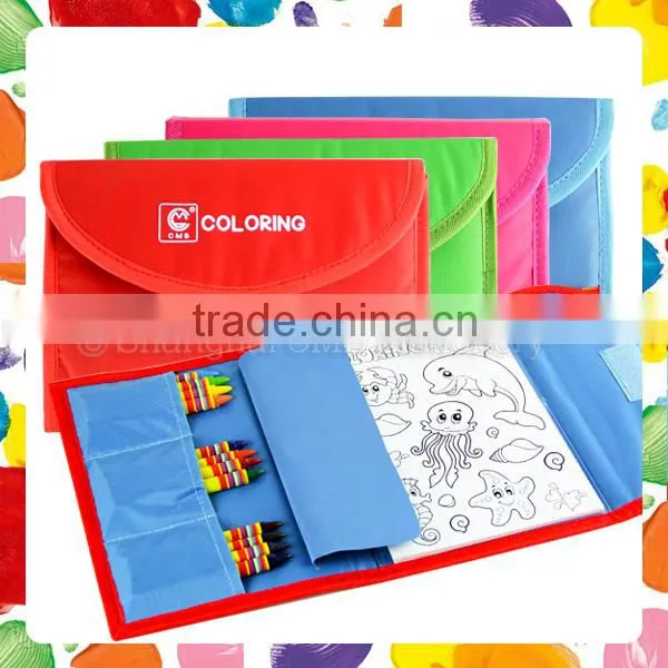 Safe Portable Drawing Set for Kids With Color Crayon and Drawing Pad photo-2
