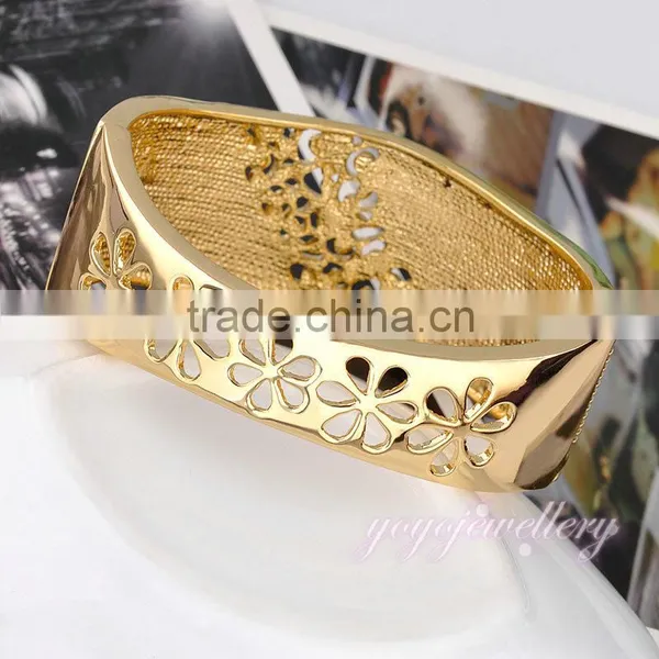 Big Design Fake Gold Dream Hope Love Pure Copper Magnetic Bracelet photo-4