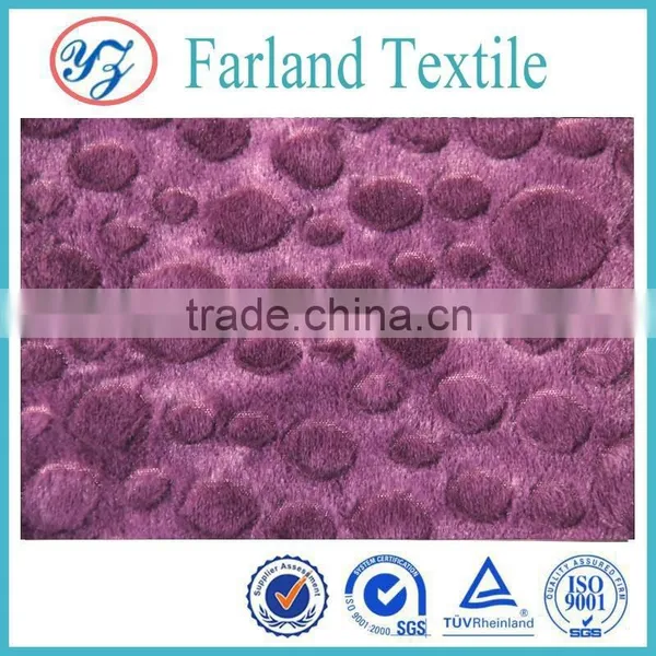 Super Soft Fabric Dot Velvet Fabric Winter Nightgowns Fabric Warm photo-3