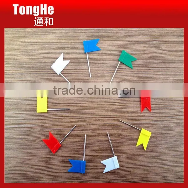 Colorful Decorative Plastic Flat Flag Pins for Gifts photo-3
