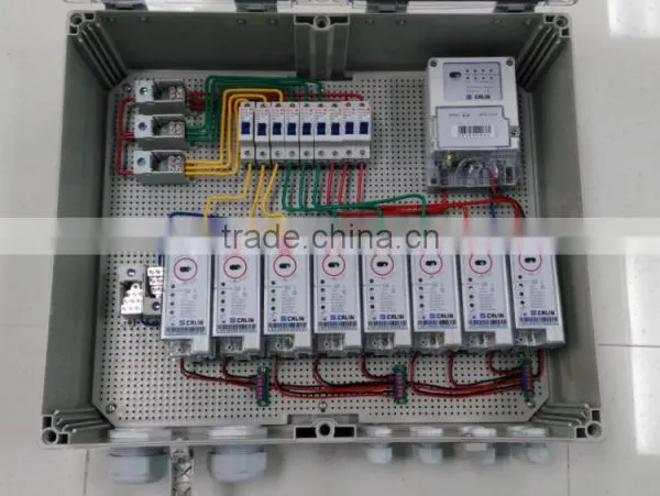 STS DIN Rail Keypad Split Prepaid/post-paid Energy Meter Box With CIU photo-2