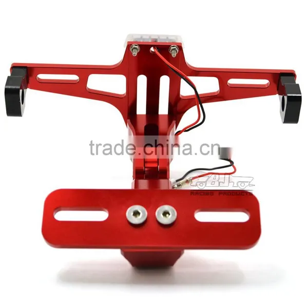 BJ-LPL-039 Aluminum Universal Sportbike License Plate Frames Holder Bracket With LED photo-3