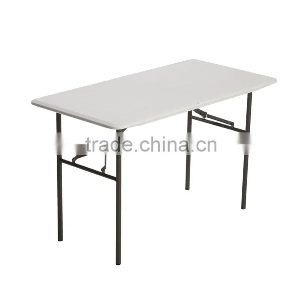 4 ft Rectangle Plastic Outdoor Folding Pool Tables,Swimming Pool Plastic Table,HY-Z123 photo-2