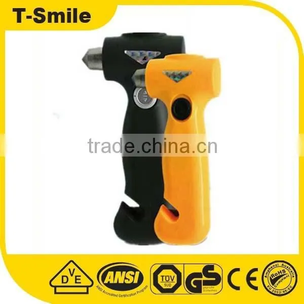 High Quality Plastic handle safety hammer bus window breaker