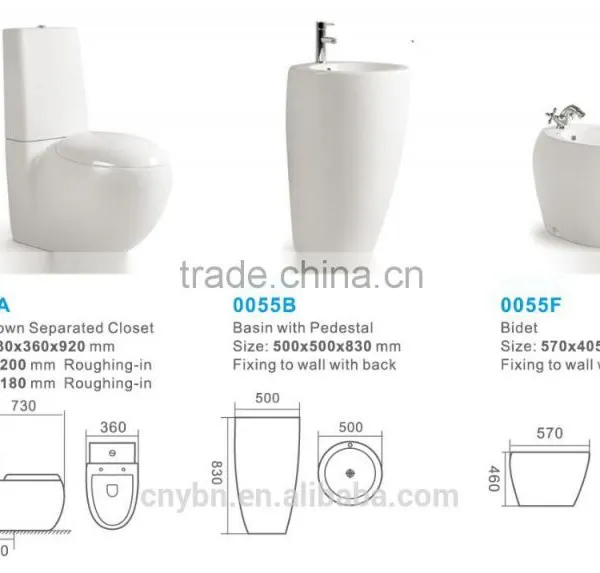 China Supplier Sanitary Ware Ceramic Bathroom Sets Two Piece Toilet photo-6