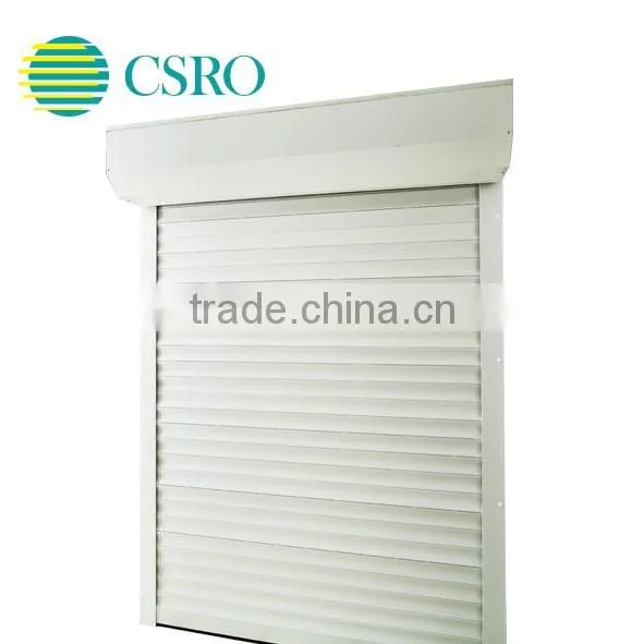 Galvanized Steel Vertical Roller Shutter Doors With 77mm PU Foam Slats photo-3