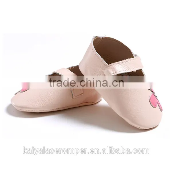 Soft Sole Baby Shoes Handmade Infant Gift Butterfly Pink Comfortable Leather Shoes Quality Choice photo-2
