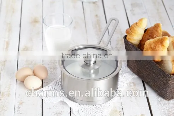 304 Stainless Steel Milk Pans Induction Stainless Cookware photo-3