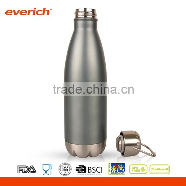 Colorful Spray Paint Double Wall Stainless Steel 27oz Cola Shaped Water Bottle With Portable Lid photo-3