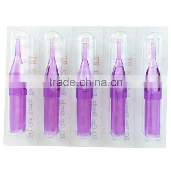 Dicount Disposable Tattoo Tip 3RT Purple photo-4