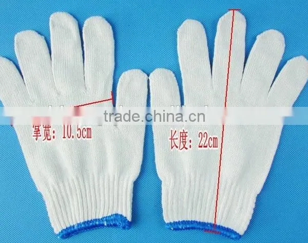 Protective Safety Work Cotton Knitted Gloves High Quality Safety Cotton Gloves photo-3
