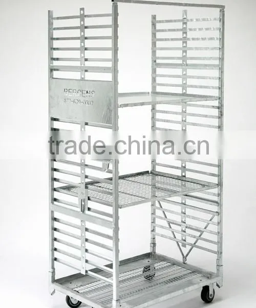 Metal Slider Flower Cart Trolley and Rack