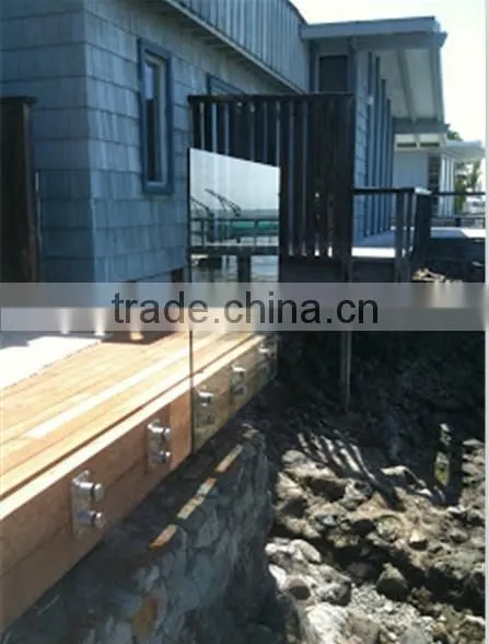 Stainless Steel Double Glass Standoff With 200*100*10mm Back Plate photo-6