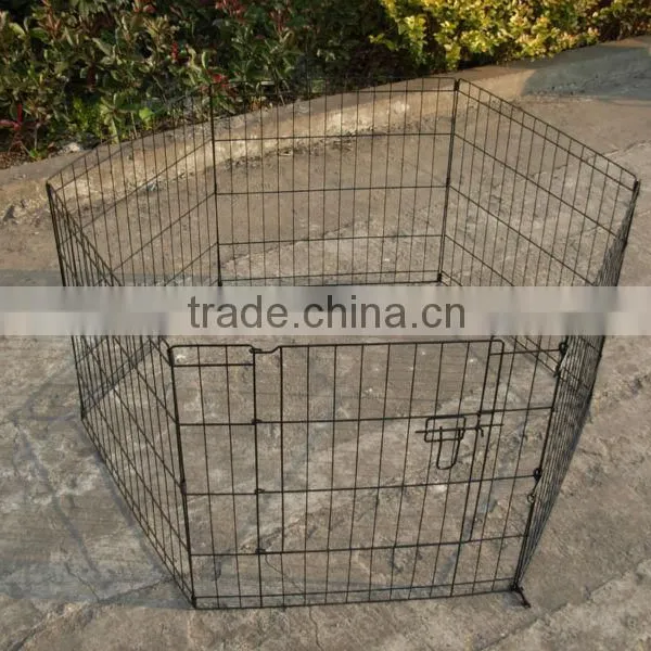 Folding Cheap Metal Pink Rabbit Cage Used for Rabbit