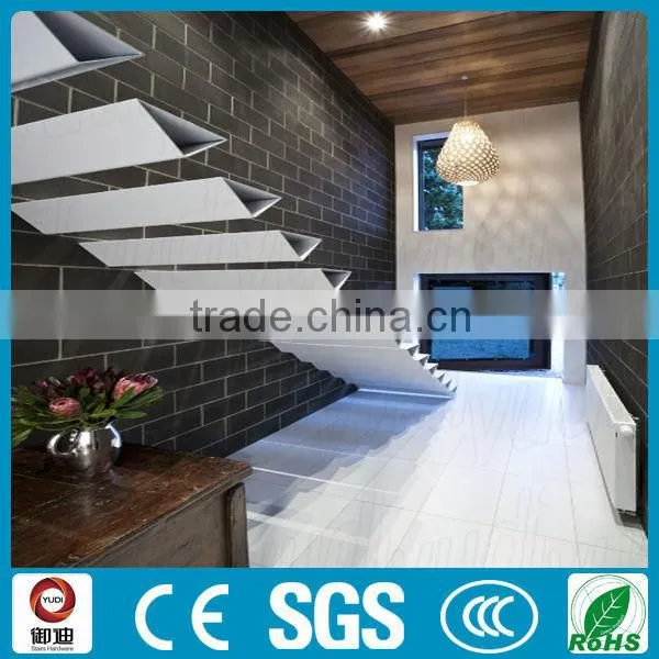 Modern Design Interior House Use Glass Floating Stairs photo-4