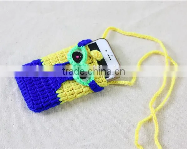 2016 New 7*11cm 100% Acrylic Material Knitted Women Purse photo-2