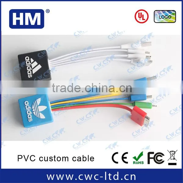 Best Promotional Gifts Custom Shape UL Approved 6 in 1 Charging Cables for Mobile Phones Camera photo-2