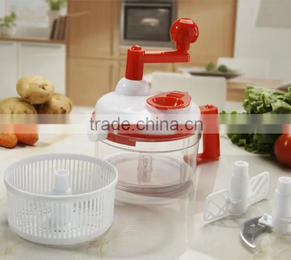 7 in 1 Multi-function Manual Food Processor /manual Food Chopper /manual Food Mixing Machine