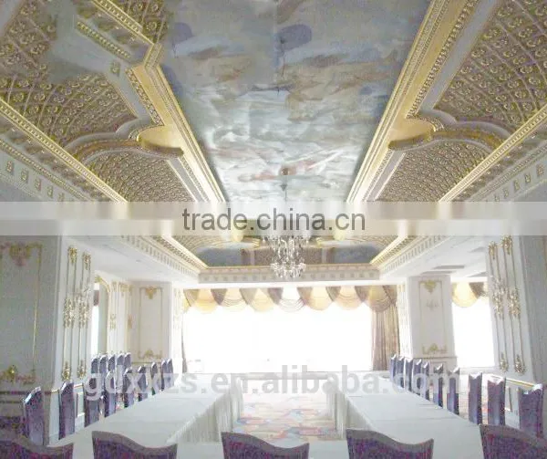 High Quality White Color PU Carved Moulding PU Cornice Moulding photo-4