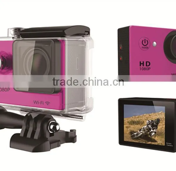 Full HD 1080P Action Camera Outdoor Travelling Underwater Helmet Sport Camera Digital Video Wifi Remote Control photo-2