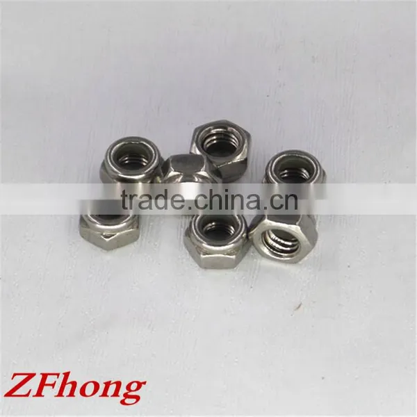 Din985 M2 - M12 a2 304ss 304 Stainless Steel Hex Nylon Lock Nut