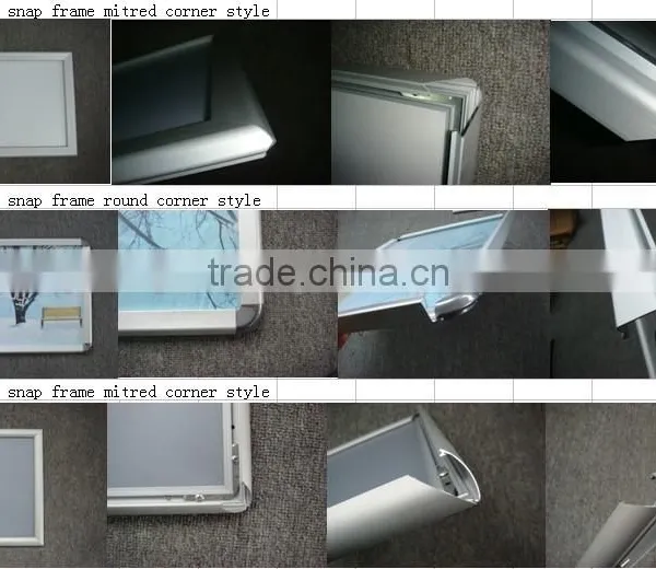 Picture Frame Mitred Corner 25mm Profile Aluminum Snapper Frame photo-6