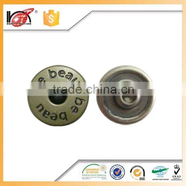 Oeko-tex Brass Button Alloy Sewing Snap Tack Button for Shirt photo-2