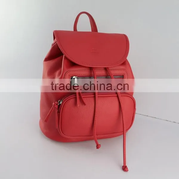 2016 New Design Backpack Soft Leather Backpack Unisex Leisure Backpack photo-4