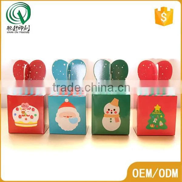 Lovely Bespoke Square Shape Recyclable CMYK Color Printing Christmas Gift Paper Box Packaging Supplier's Choice photo-3