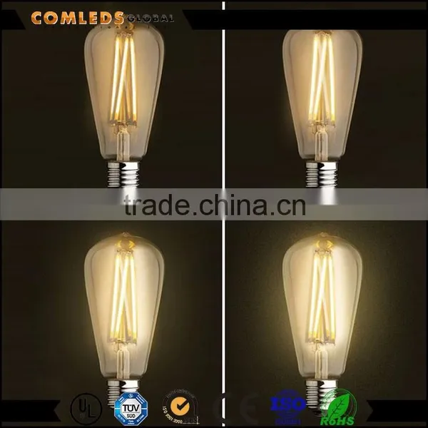 Antique C35 E14 E12 A19 Frost Lamp Filament Cob Led Bulb St64 photo-3