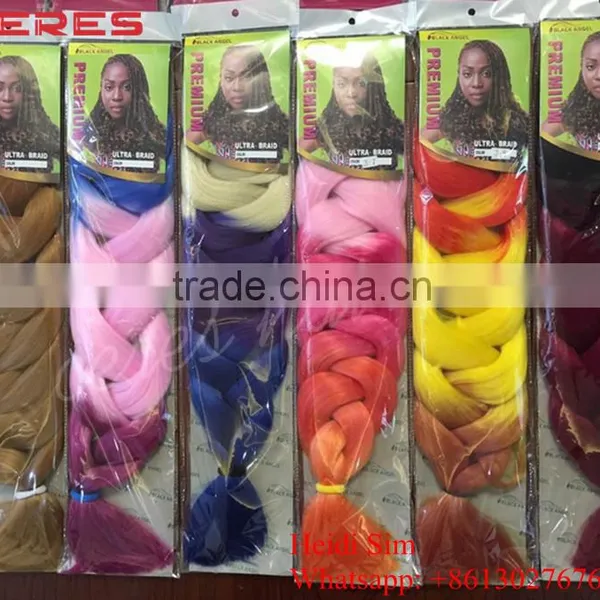 Synthetic Hair Crochet Jumbo Braids Wholesale Cheap Jumbo Braid 100% Synthetic X Pression Ultra Braiding Hair Quality Choice