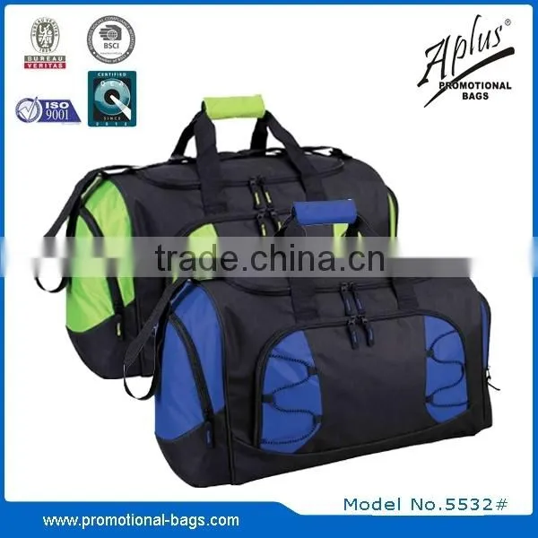Practical Polyester Duffel Bag With Shoe Compartment photo-2