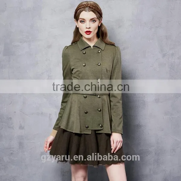 Latest Fashionable Ladies Vintage Lapel Cool Girls Slim Fit Ball Gown Short Coat Jackets for Women Spring Autumn Clothing photo-3