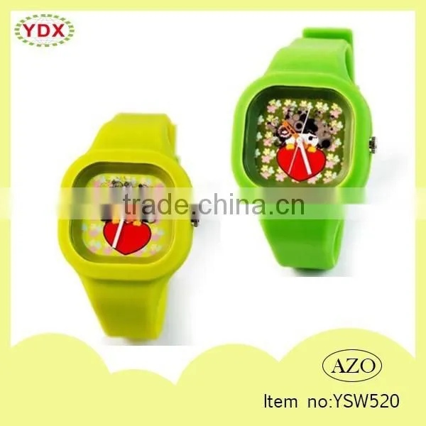YSW507 New Odorless Eco Friendly Children Cartoon Watch photo-2