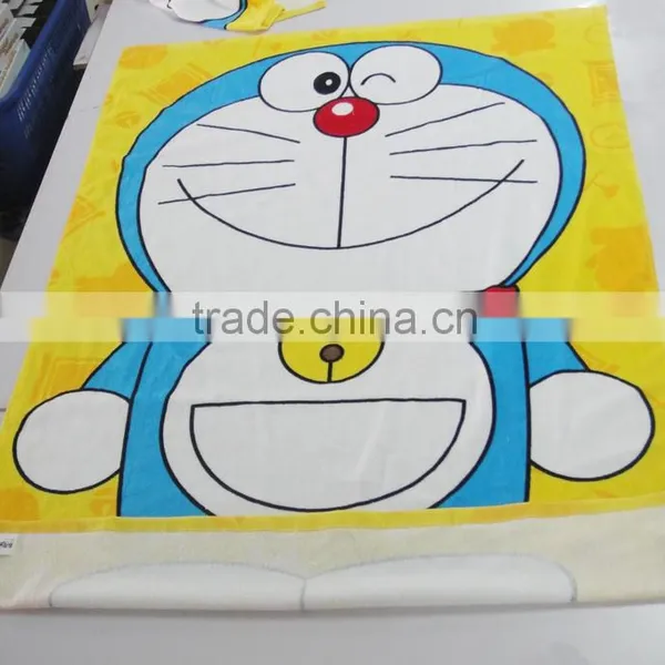 Lovely Cartoon Image Brand Printed Bath Towel/cartoon Brand Promotional Towel photo-2
