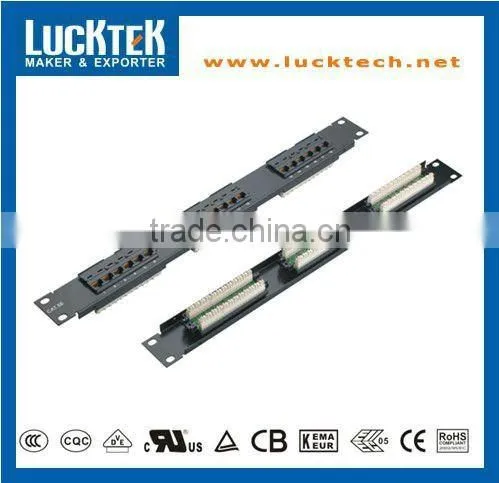 18 Port Cat.5e Rack Mounted Patch Panel