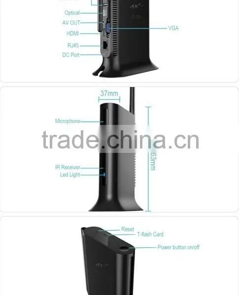 Cloudnetgo CR16 Camera2mp 1080p Android tv Box With Installed Skype Super Box Android Support4k 3ds905 Android tv Box photo-2