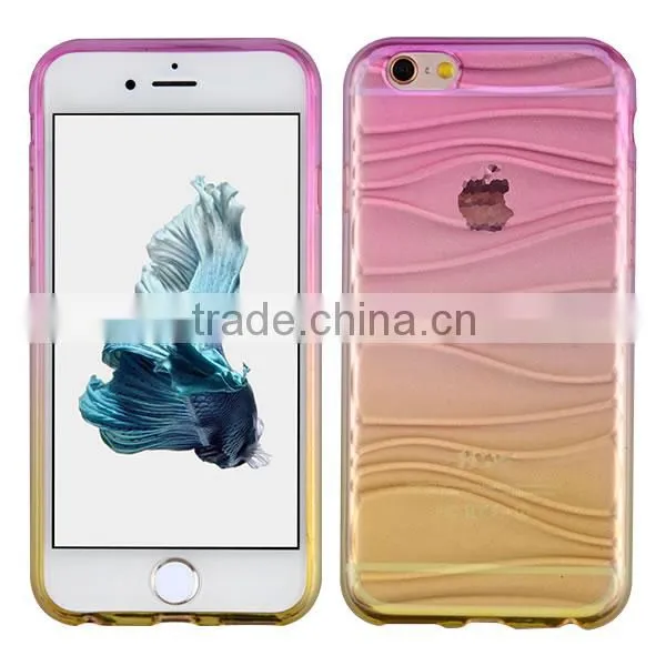 C&T Gradient Flexible Soft Gel Tpu Silicone Skin Slim Back Case Cover For LG Stylus 2 photo-3
