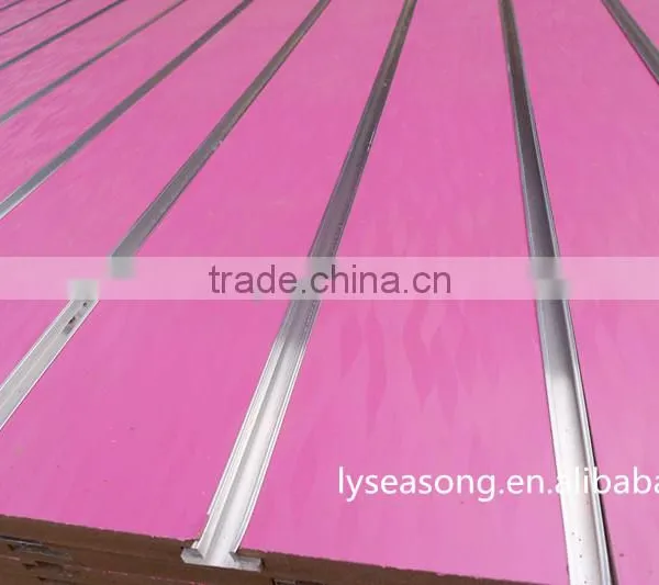Highly Quality 18mm Slot Board Hangers /groove Mdf Board for Supermarket Good Displaying photo-2