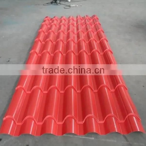 Automatic Metal Roof Tile Panel Roll Forming Machine / Aluminium Glazed Metcoppo Roof Tile Making Machine photo-4