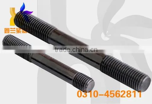 China Standard Size Black Oil Finished Stud Bolt photo-2