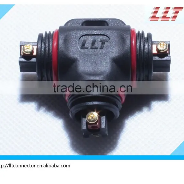 LLT Easy to Install Waterproof T Connector Field Assembly T Connector