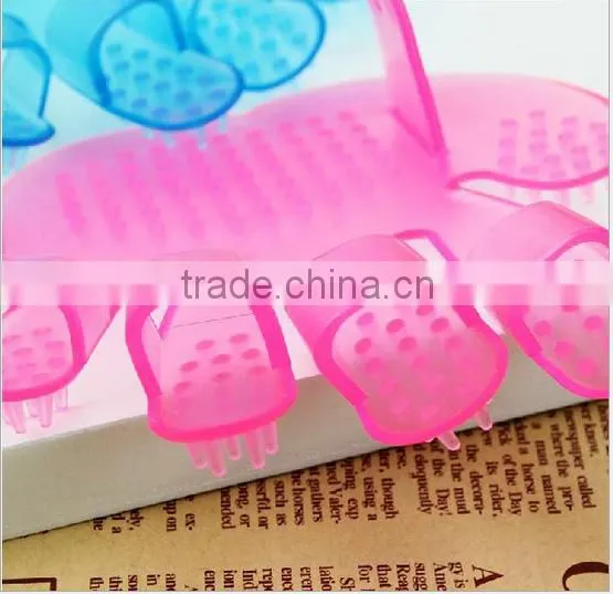Hot Silicone Pet Bath Massage Brush Pet Bathing Brush / Clean Brush Dog Massage Brush / Pet Bath Brush photo-3