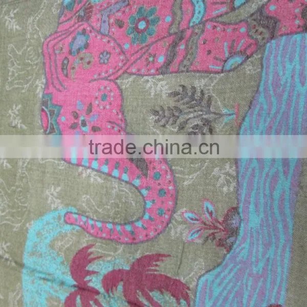 JUNGLE CASHMERE PASHMINA TEXTILE photo-2