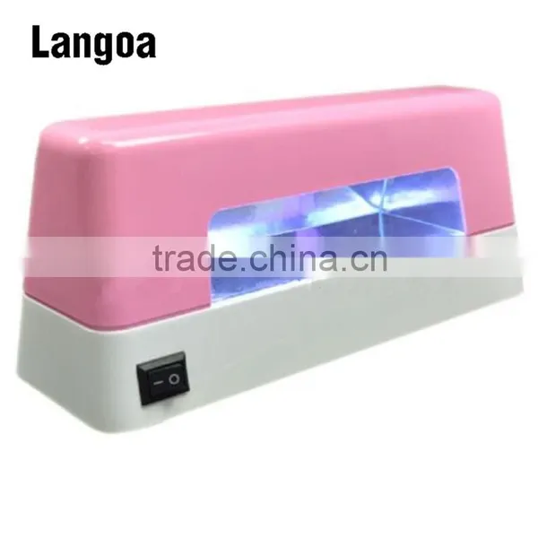 9w Ccfl Led Nail Lamp 2 Hands Acrylic Curing Light Spa Kit photo-2