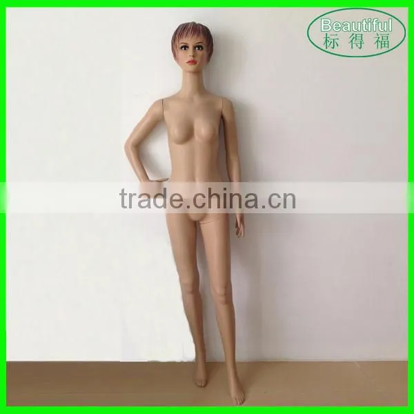 Fashion Store Window Display Merchandising Plastic Female Mannequin