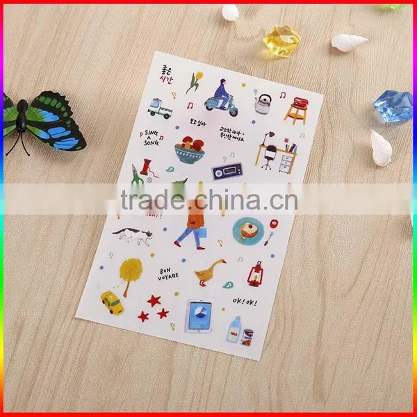 Full Color Printing Die Cut PVC Sticker for Children photo-4